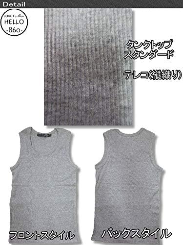Amazon | [ZEKY] メンズ タンクトップ スタンダード タイプ